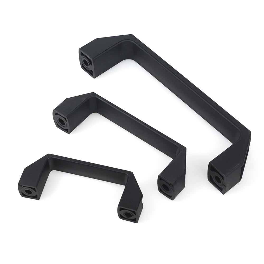 Furniture Rotating Hardware - 4 Buah/Lot Pegangan Pintu Hitam Slot