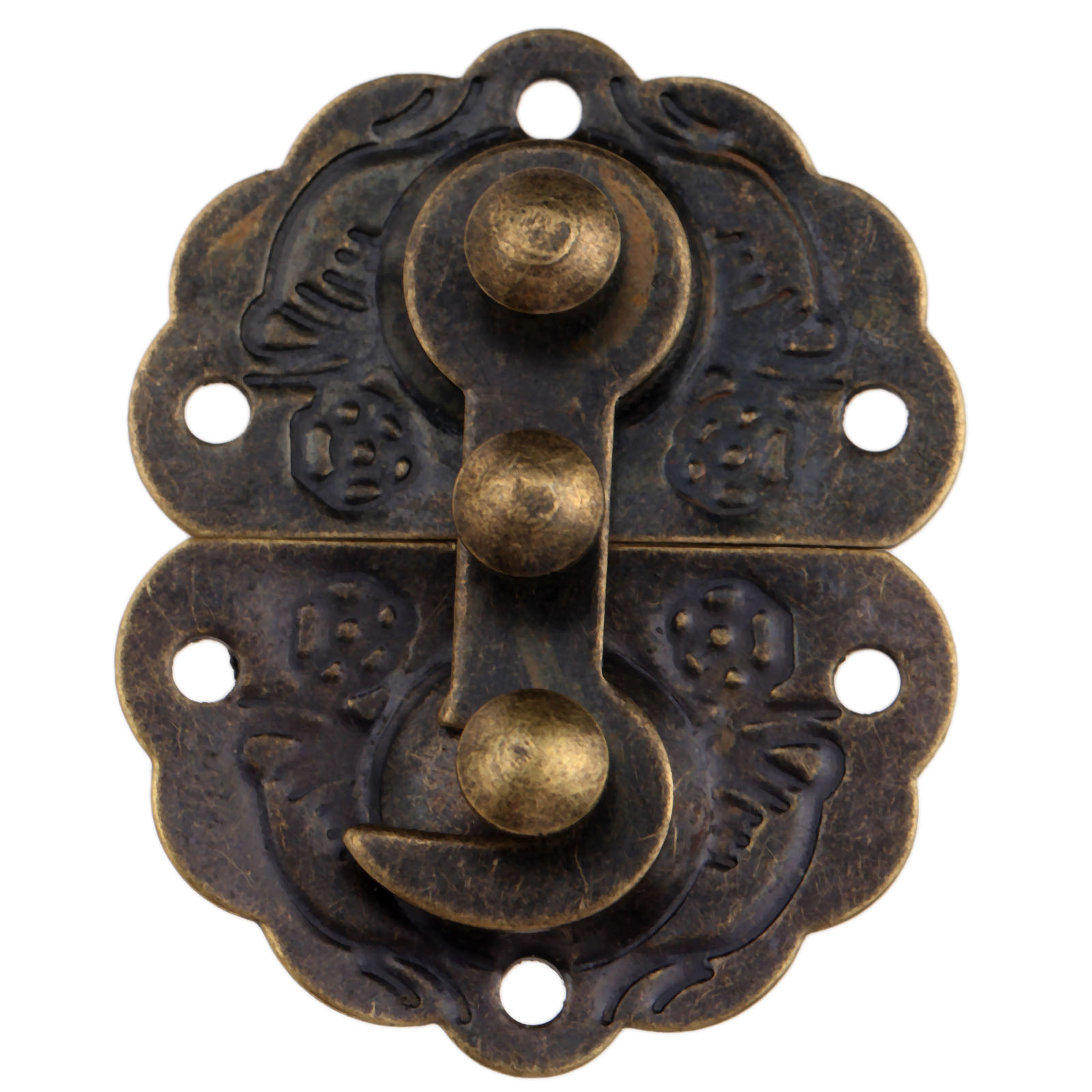 Furniture Hardware Manufacturers - 1 PC Perunggu Antik Kotak Latch