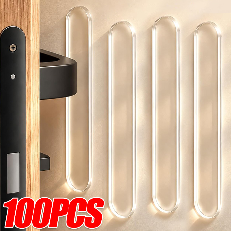 Furniture Hardware Brackets - Strip Pelindung Kabinet Silikon Perekat Diri