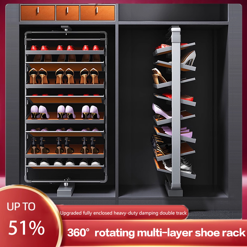 Furniture Rotating Hardware - Rak sepatu berputar 360 derajat, multi-fungsi