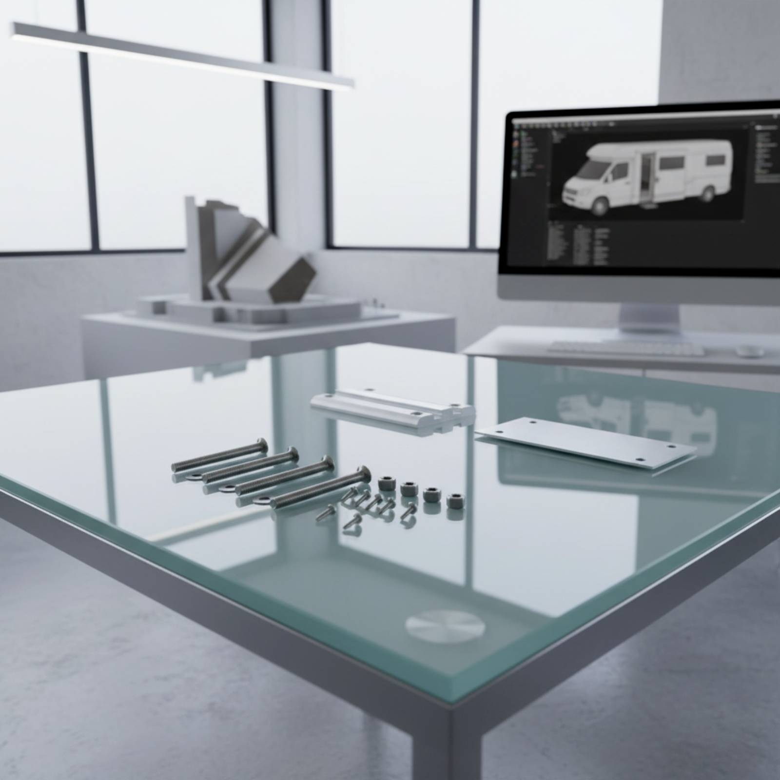 Furniture Rotating Hardware - Alas Putar dengan Pelat Pemasangan 360