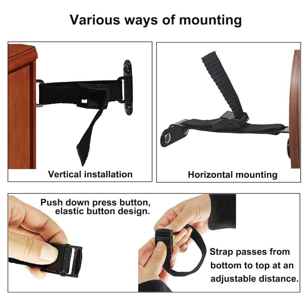Furniture Hardware Manufacturers - Pemasangan Mudah, Penahan Furnitur Anti Gempa,