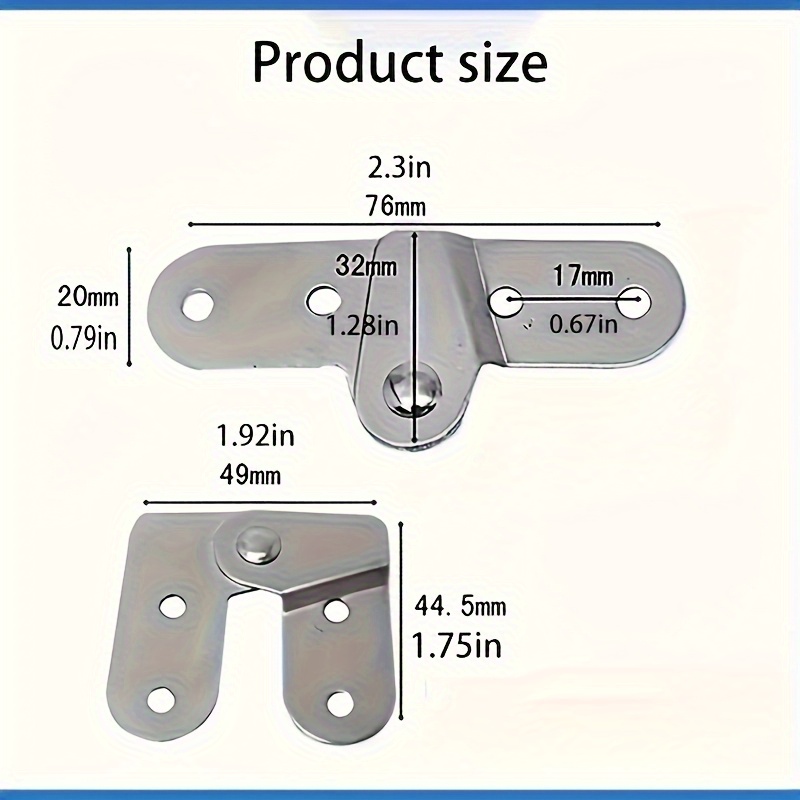 2 Buah Engsel Lipat Tangga, Br - Furniture Rotating Hardware ulasan dan harga