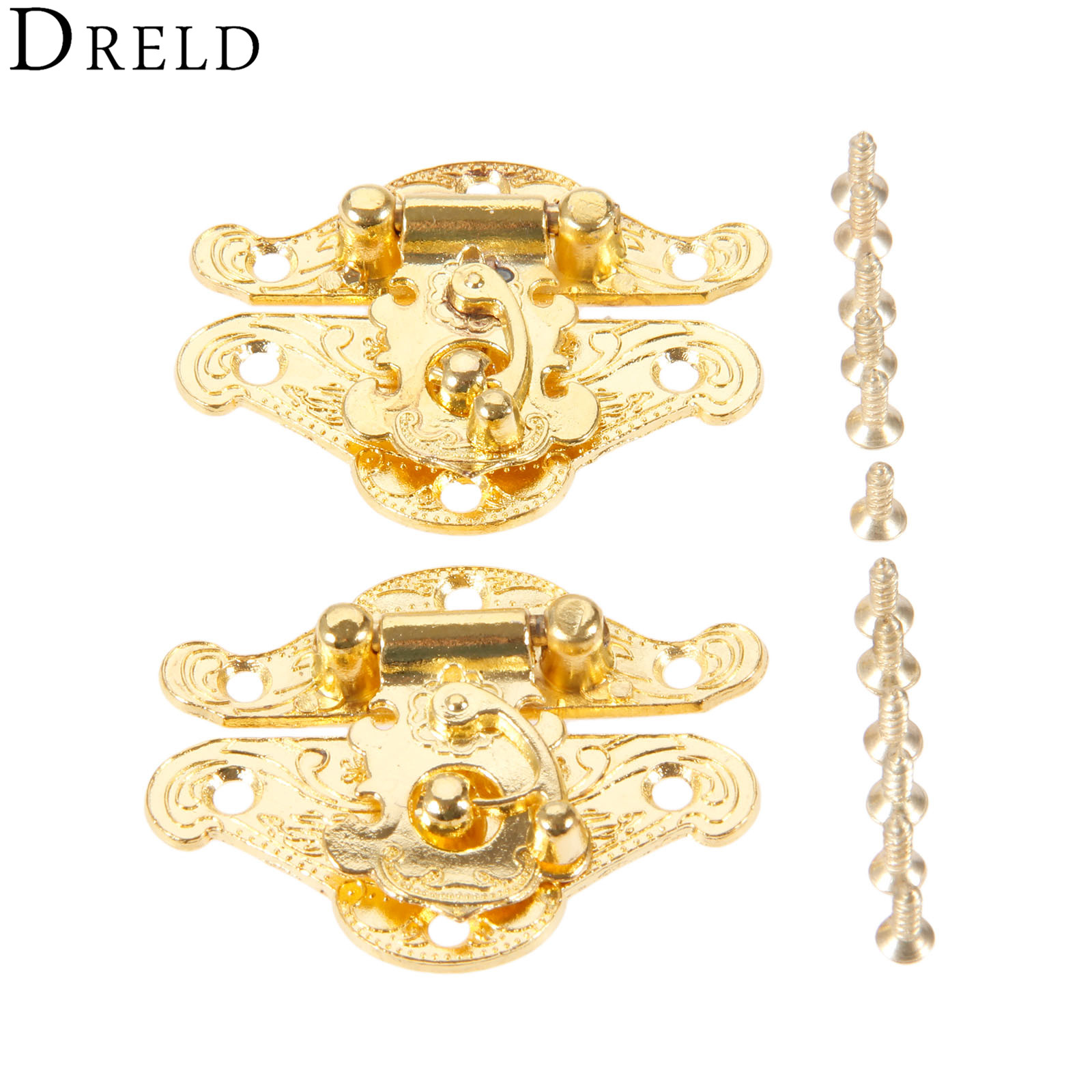 Drold 2 Buah Grendel Box Emas  - Furniture Hardware Manufacturers ulasan dan harga